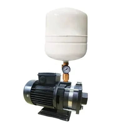 Sharp 0.5 HP Single Phase Pressure Booster Pump With 24 L Tank, Copper Winding, Suitable for 1 Bathroom