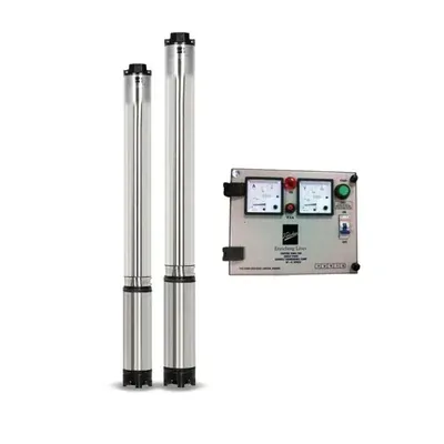 Kirloskar 1.5 HP 12 Stage 4 Inch Water Filled 1Phase Submersible Pump With CP, 318 ft Head (KS4C-1512 CP)
