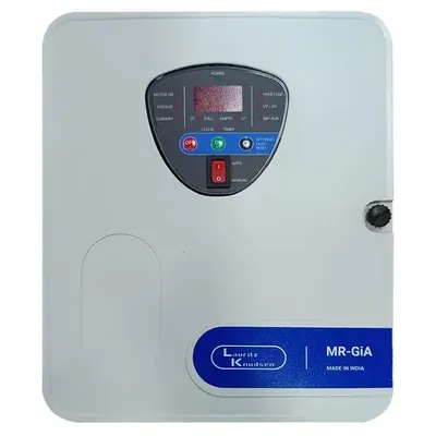 Lauritz Knudsen Electrical & Automation By L&T Switchgear L&T 1.5 HP 1Phase Auto Digital Panel With Water Level Controller for Submersible Pumps, 2 x 36μF Capacitor (CS91333NDOF)