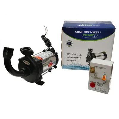 Riva Gold 1 HP Single Phase Openwell Submersible Pump With CP, Copper Winding, 28 m Head, 230 LPM