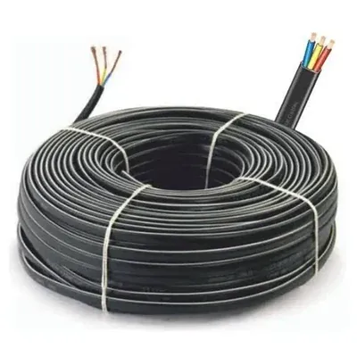 CROMPOWER 1.5 Sqmm 30 m 3 Core Submersible Flat Cable Suitable for 1.5 HP, 2 HP Submersible Pump