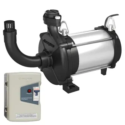 Crompton 0.5 HP Single Phase Openwell Submersible Pump With Starter, 60 ft Max. Head (OWE052(1PH)Z-21T***)