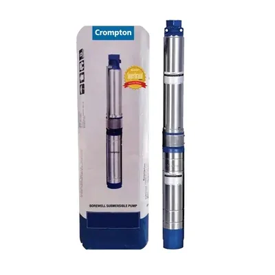 Crompton 1 HP 10 Stage 4 Inch Water Filled 1Phase Borewell Submersible Pump (4W10BU1AU-40)
