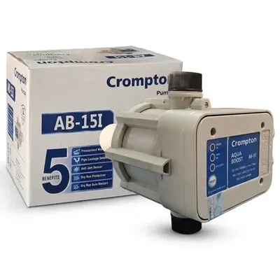 Crompton (AB-15I) 1 Inch, 1.5 HP AQUA BOOST Water Pump Controller, 10 Bar Max. Pressure