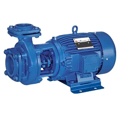 Crompton 3 HP Centrifugal Monoblock Pump, 50 ft max Head & 1050 LPM 80 x 80 mm