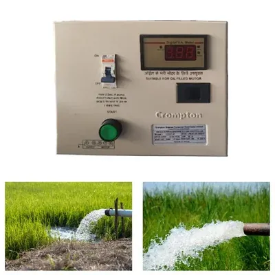 Crompton 1 HP Digital Starter Control Panel for 3VO/4VO Series (Oil Filled)