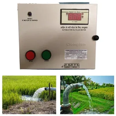 Crompton 1 HP Single Phase Digital Starter Control Panel for 3VO/4VO Series Oil Filled Motor (NODCP1-NP)