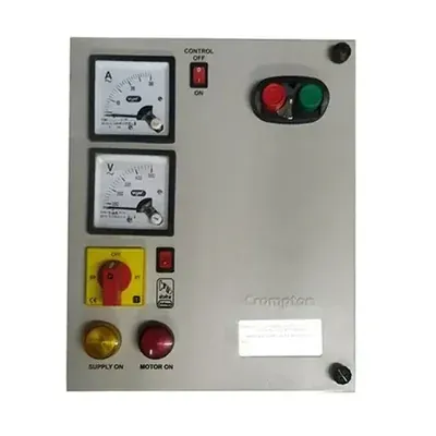 Crompton 6 to 10 Amp Three Phase Direct On Line Starter For 5 HP Induction Motors & 3 HP Submersible Pumps