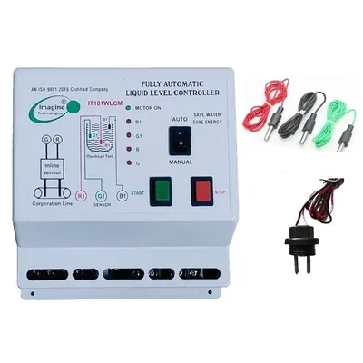 Imagine Technologies Fully Automatic Water Level Controller for Govt./Municipal Supply Water (IT181WLCM)-1 Year Warranty