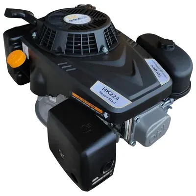 GENER HK-224A Vertical Shaft 4 Stroke Single Cylinder Air Cooled Recoil Start Petrol Engine, 1.4 L Fuel Tank