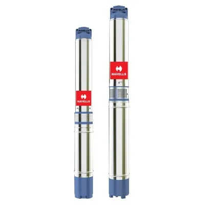 Havells 1 HP 10 Stage 4 Inch (V4) Single Phase Water Filled Borewell Submersible Pump (HC4W10B10S)