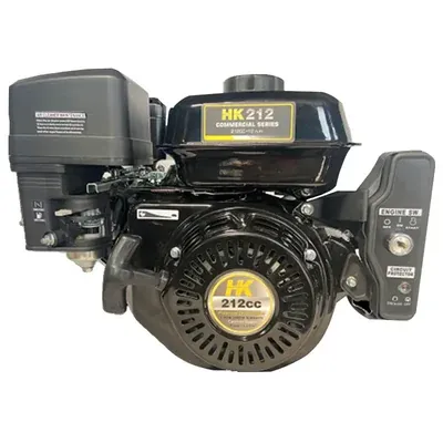 GENER HK-212RE Horizontal Shaft 4 Stroke Single Cylinder Air Cooled Recoil Start Petrol Engine, 3.6 L Fuel Tank