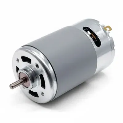 HUMSER 12 V 6000 RPM Small DC Motor, 64 x 37 mm High-Speed Brushed Motor