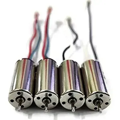 HUMSER Big RC Drone Motors 3.7 V 37000 RPM 8 x 20 mm Coreless for Quadcopter Micro Drones (Pack of 4)