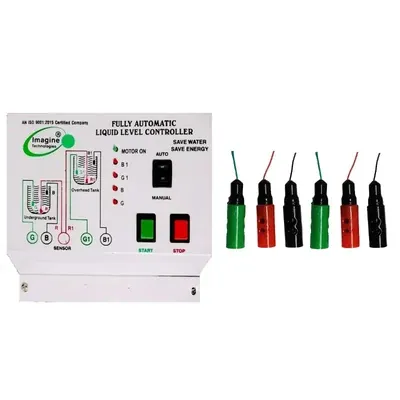 Imagine Technologies (IT180WLC) Fully Automatic Water Level Controller & Indicator With 6 SS Sensor