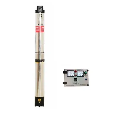 Kirloskar 1 HP 15 Stage 3 Inch 1Phase Water Filled Borewell Submersible Pump With CP, 203 ft Head (KS3D-1015)