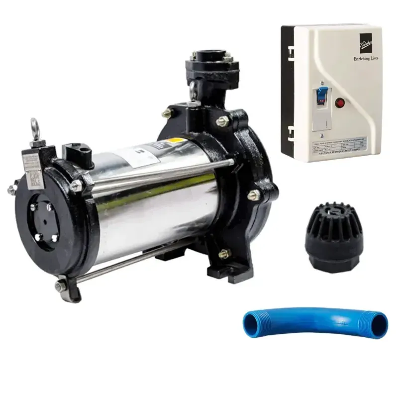 Kirloskar 1.5 HP (KOSi-1.540 CP) Single Phase Openwell Submersible Pump, 36 m Max. Head & 168 LPM With Control Panel