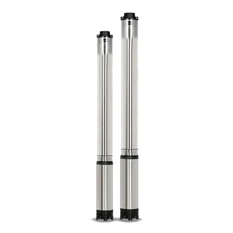 Kirloskar 1 HP 8 Stages 4 Inch 1Phase Water Filled Borewell Submersible Pump, 210 ft Head (BIGFLOW-1008)