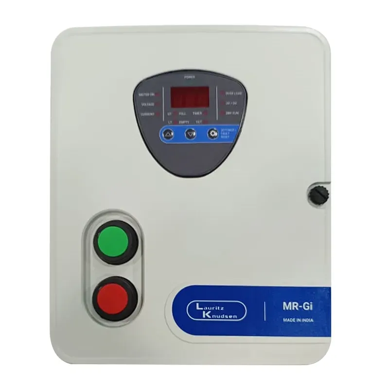 Lauritz Knudsen Electrical & Automation By L&T Switchgear L&T 1 HP Single Phase Manual Digital Control Panel for Submersible Pumps, 1 x 36μF Running Capacitor (CS91322NBOE)